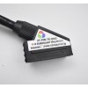 SCART to 4 x BNC adapter cable plus built in sync separator